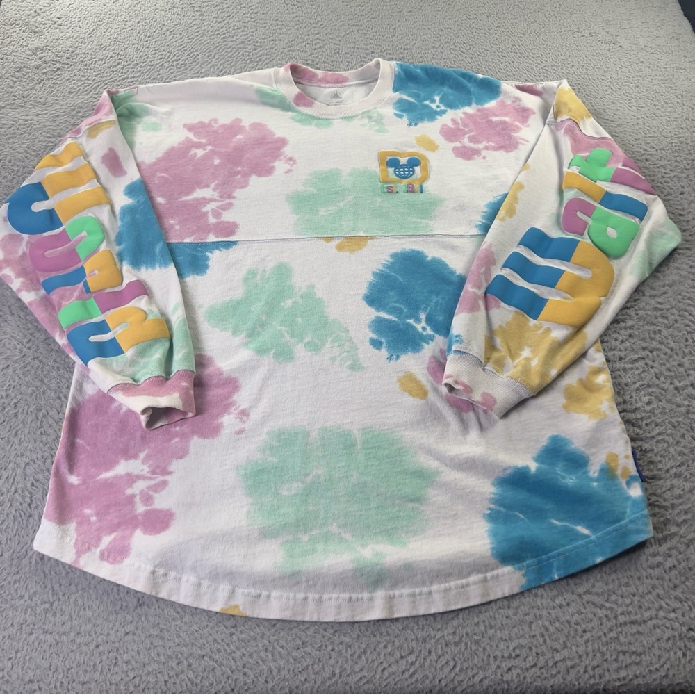 Walt Disney World Spirit Jersey Adult Large Multicolor Tie Dye Mickey Unisex - Picture 2 of 9